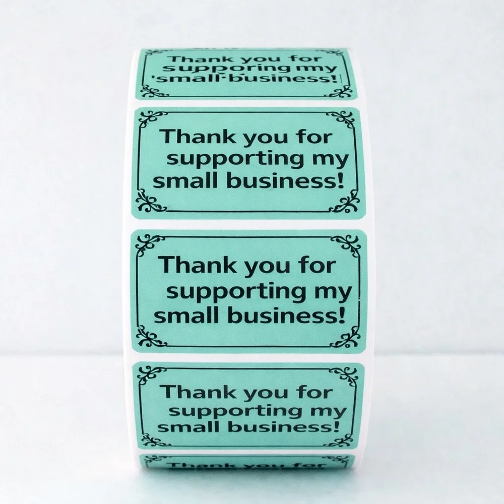 Thank You for Supporting My Small Business Labels – 100 packs thank you labels